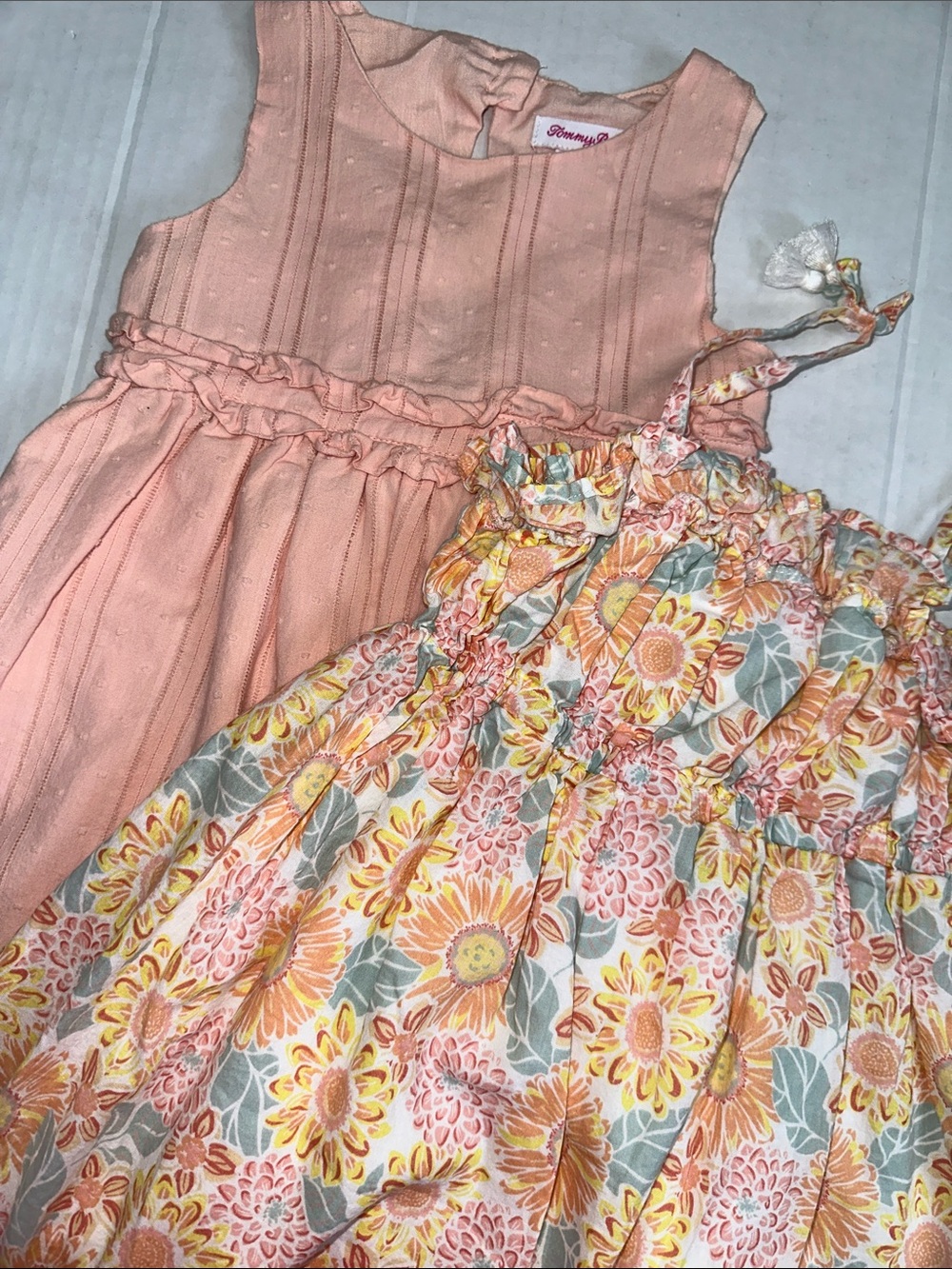 Lot of 2‎ Tommy Bahama Girls Toddler Dress 4T